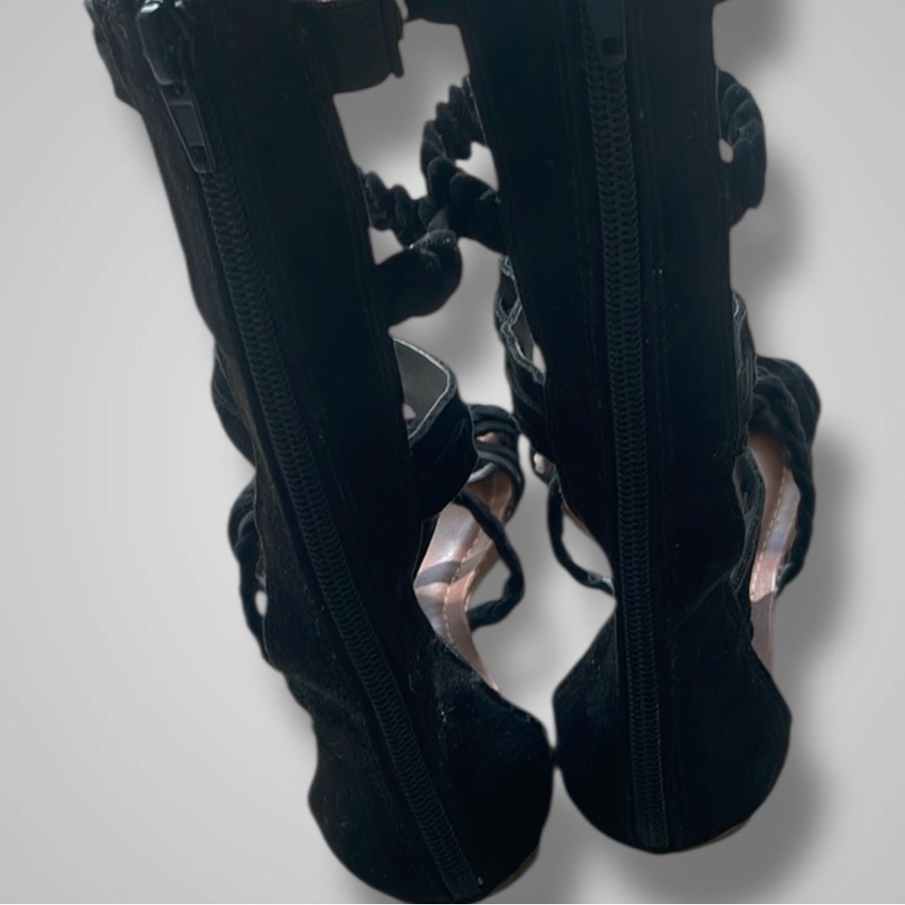 Fergalicious Black Strappy Gladiator Sandals - Picture 8 of 12